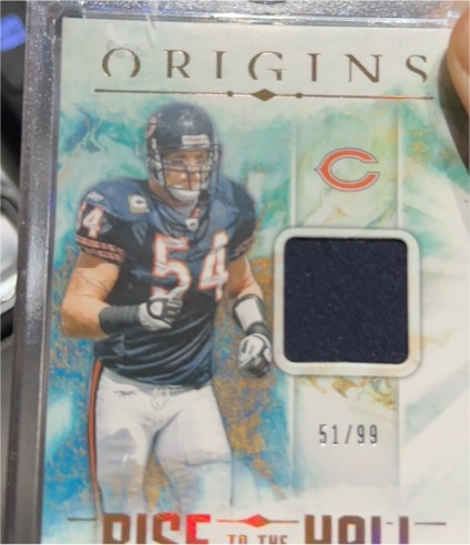2024 Panini Origins Rise to the Hall #RTH-BUR Brian Urlacher — front