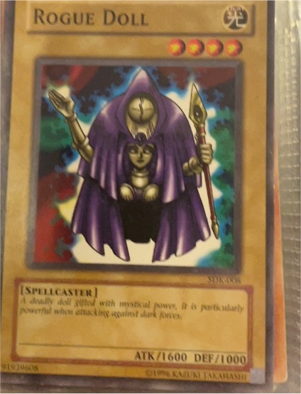 1996 Yu-Gi-Oh! SDK-008 Rogue Doll — front