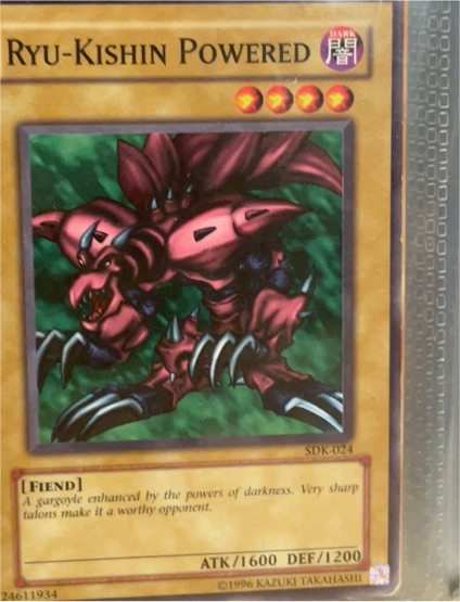 1996 Yu-Gi-Oh! #SDK-024 Ryu-Kishin Powered — front