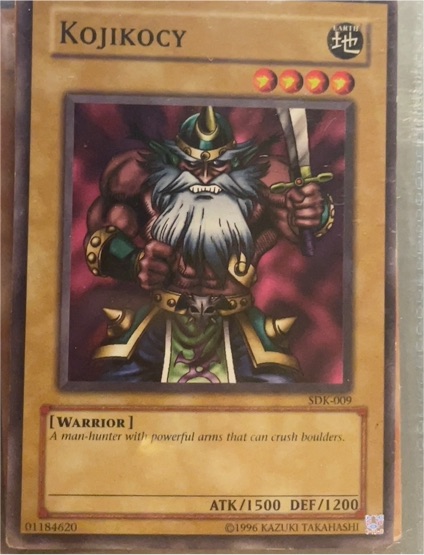 1996 Yu-Gi-Oh! SDK-009 Kojikocy — front