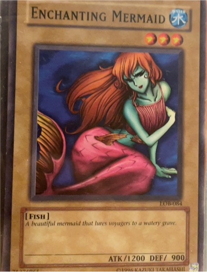2002 Yu-Gi-Oh! LOB-084 Enchanting Mermaid — front