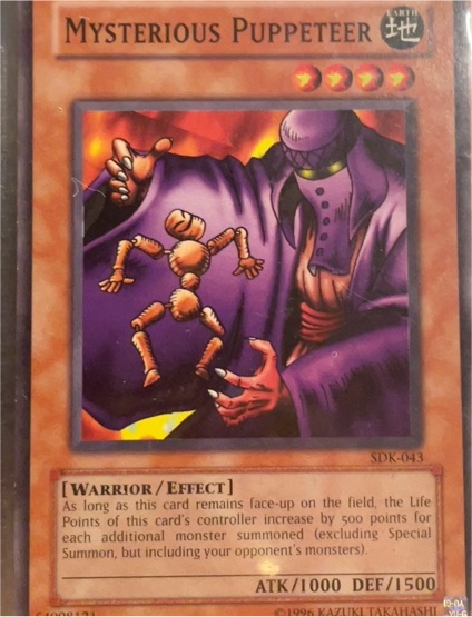Yu-Gi-Oh! SDK-043 Mysterious Puppeteer — front