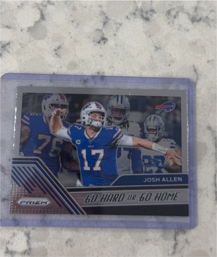 2020 Panini Prizm #10 Josh Allen Go Hard or Go Home — front