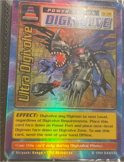 1999 Digimon Ultra Digivolve #ST-56 — front