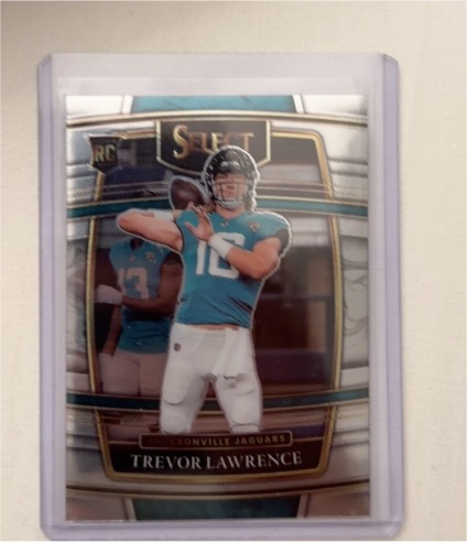 2021 Panini Select #43 Trevor Lawrence Rookie Concourse — front