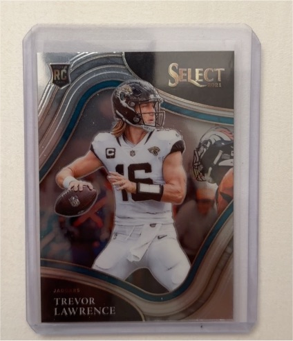 2021 Panini Select #343 Trevor Lawrence Field Level Rookie RC — front