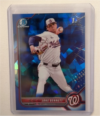 2022 Bowman Chrome Draft #BDC141 Jake Bennett — front