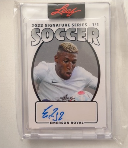 2022 Leaf Signature Series #SS-ER1 Emerson Royal — front