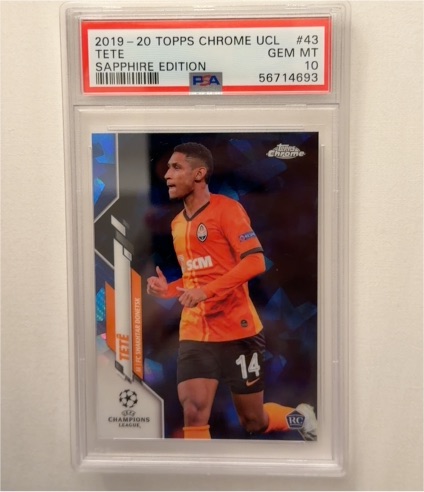 2019-20 Topps Chrome UEFA Champions League #43 Tete — front