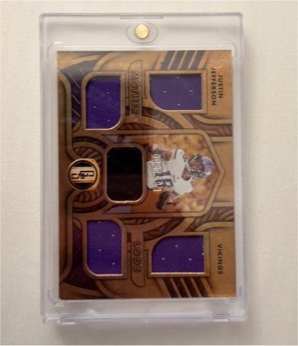 2022 Panini Gold Standard Mother Lode #ML-JJ Justin Jefferson — front
