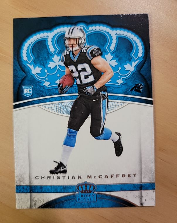 2017 Panini Crown Royale #88 Christian McCaffrey — front
