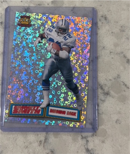 1994 Pacific Crown Collection Marquee Prisms #31 Emmitt Smith — front