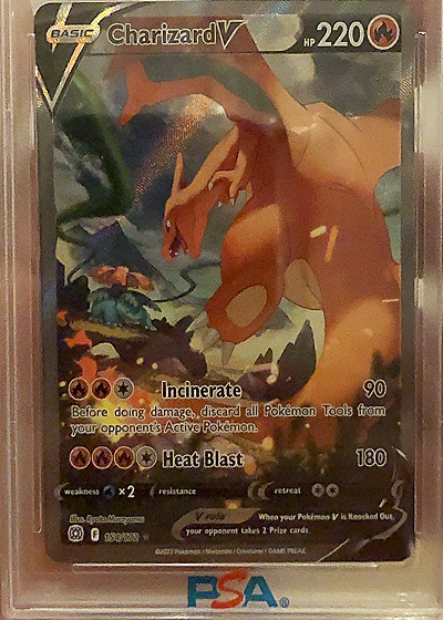 2022 Pokémon SWSH09 #154 Charizard V — front