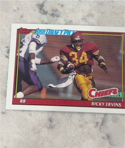 1991 Topps #200 Ricky Ervins — front
