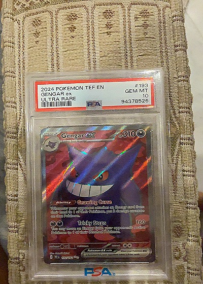2024 Pokemon TEF EN #193 Gengar ex — front