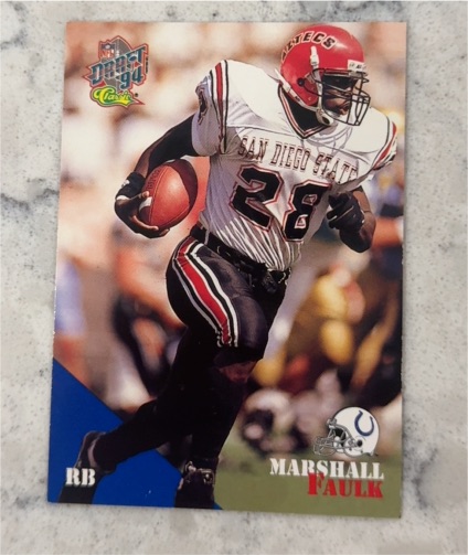 1994 Classic NFL Draft #3 Marshall Faulk — front