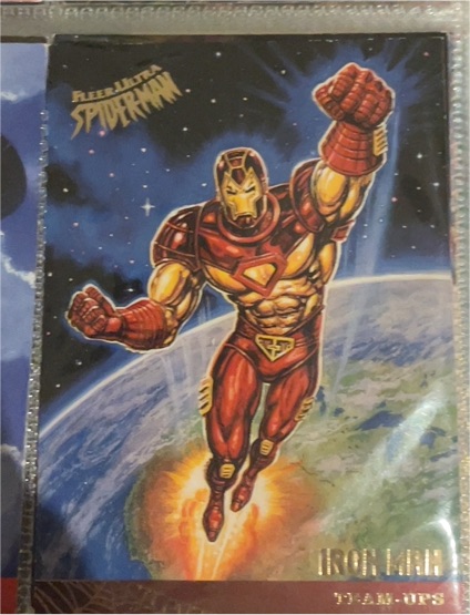 1995 Fleer Ultra Spider-Man #121 Iron Man — front