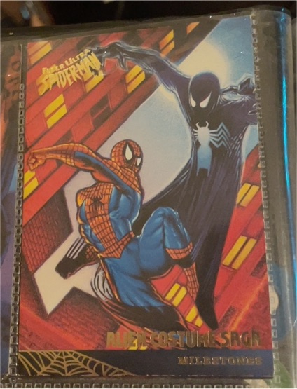 1995 Fleer Ultra Spider-Man #87 Alien Costume Saga — front