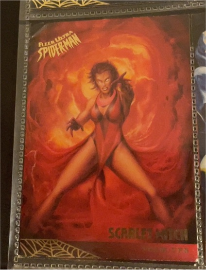 1995 Fleer Ultra Spider-Man #126 Scarlet Witch — front