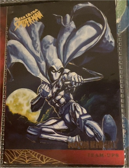 1995 Fleer Ultra Spider-Man #122 Moon Knight — front