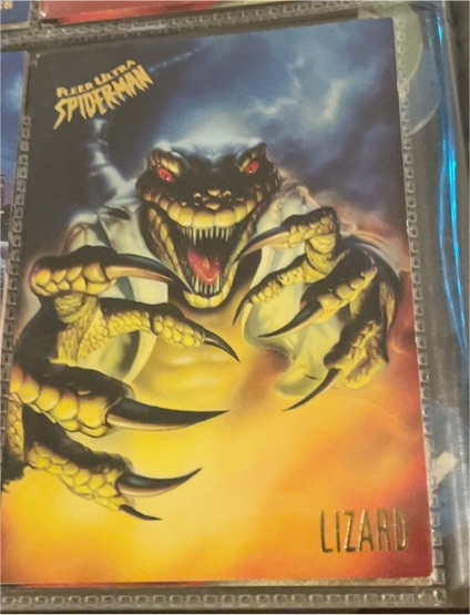 1995 Fleer Ultra Spider-Man #35 Lizard — front