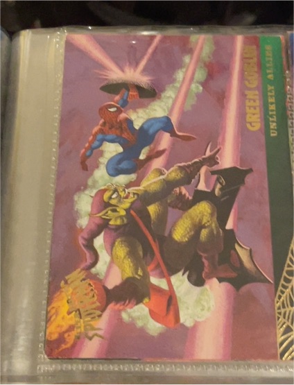 1995 Fleer Ultra Spider-Man #129 Green Goblin — front