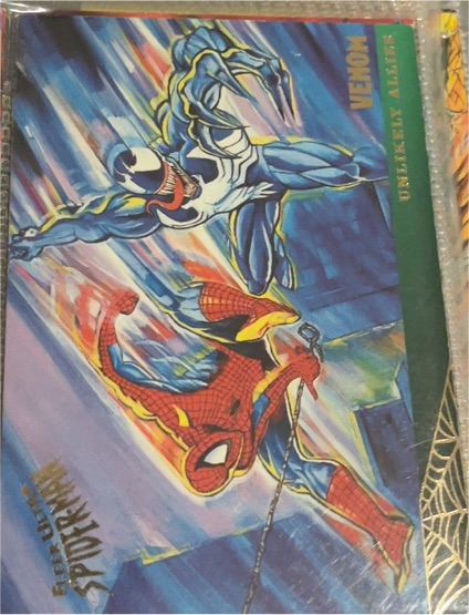 1995 Fleer Ultra Spider-Man #134 Venom — front