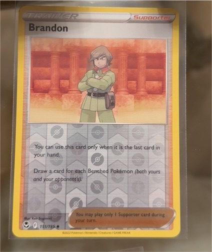 2022 Pokémon Silver Tempest #151 Brandon — front