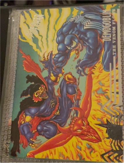 1995 Fleer Ultra Spider-Man #102 Demogoblin The Venom Flows — front