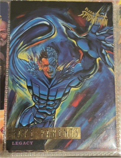 1995 Fleer Ultra Spider-Man #81 Fake Parents — front