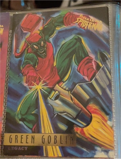 1995 Fleer Ultra Spider-Man #79 Green Goblin Legacy — front