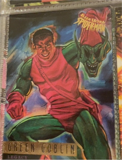 1995 Fleer Ultra Marvel Spider-Man #80 Green Goblin — front