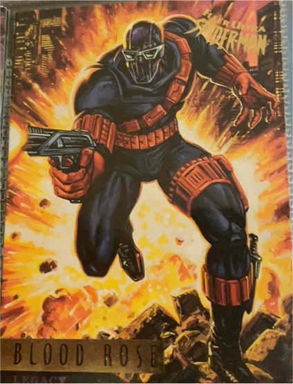 1995 Fleer Ultra Spider-Man #78 Blood Rose — front