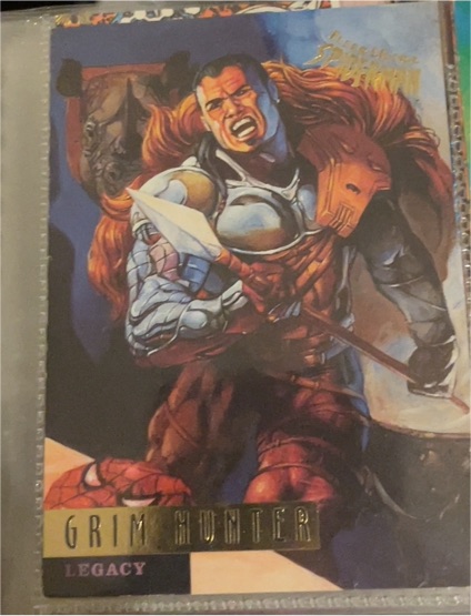 1995 Fleer Ultra Spider-Man #66 Grim Hunter — front