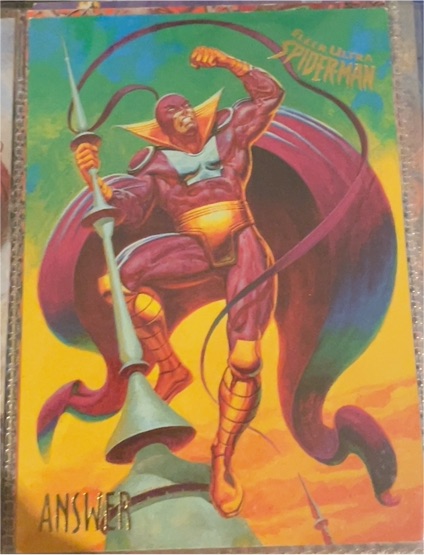 1995 Fleer Ultra Spider-Man #3 Answer — front