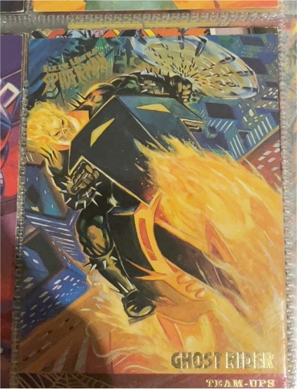 1995 Fleer Ultra Spider-Man #118 Ghost Rider — front