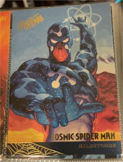 1995 Fleer Ultra Spider-Man #90 Cosmic Spider-Man — front