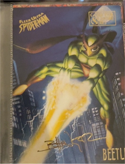 1995 Fleer Ultra Spider-Man #4 Beetle — front