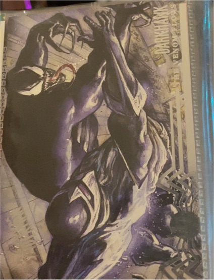 1995 Fleer Ultra Spider-Man #101 Venom vs Darkhawk — front