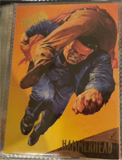 1995 Fleer Ultra Spider-Man #25 Hammerhead — front