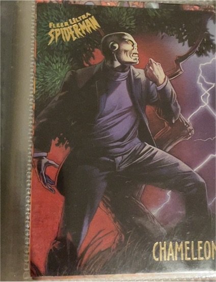 1995 Fleer Ultra Spider-Man #15 Chameleon — front