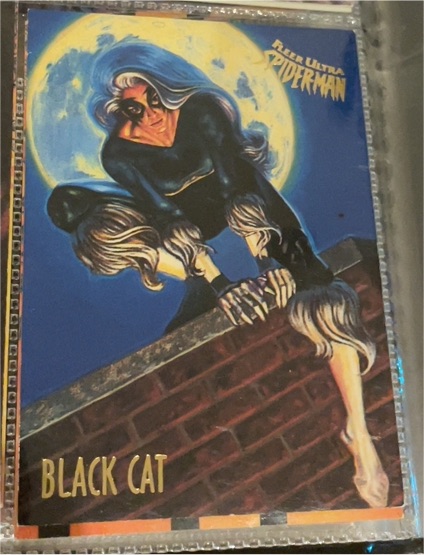1995 Fleer Ultra Spider-Man #5 Black Cat — front