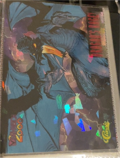 1993 Classic Deathwatch 2000 Dragons Rage #BC12 Prism Cracked Ice Insert Card — front