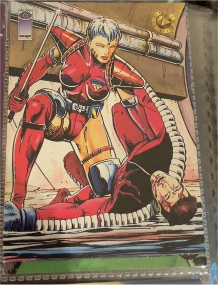 1993 Upper Deck Deathmate #59 Flatline — front