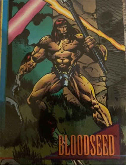 1993 SkyBox Marvel Universe #130 Bloodseed — front