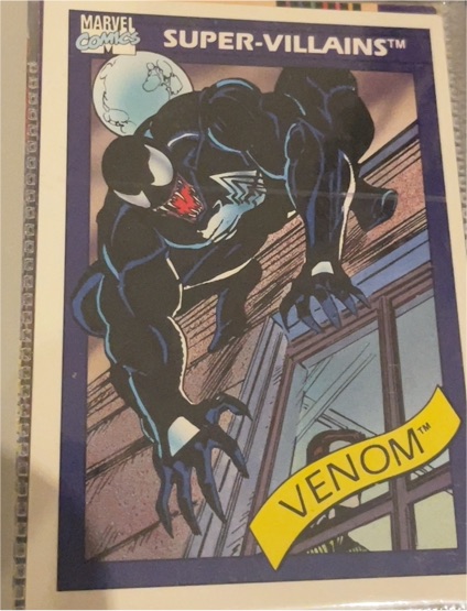 1990 Impel Marvel Universe #73 Venom — front