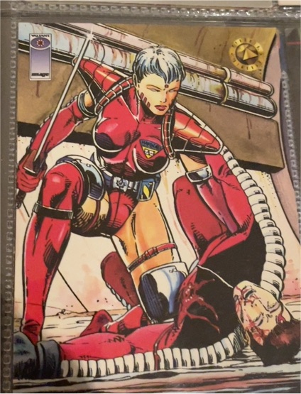 1993 Upper Deck Deathmate #59 Flatline — front