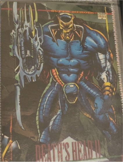 1993 SkyBox Marvel Universe #134 Death's Head II — front
