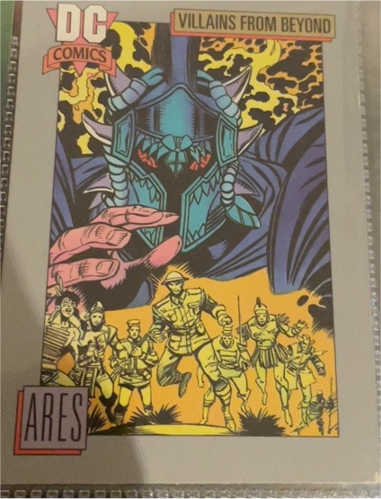 1992 Impel DC Comics Cosmic #126 Ares — front