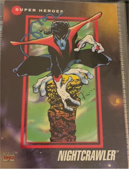 1992 Impel Marvel Universe Series 3 #22 Nightcrawler — front